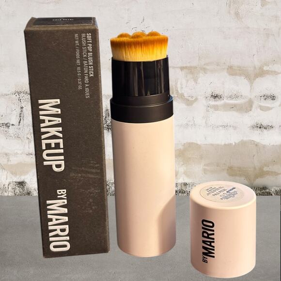 MAKEUP BY MARIO Soft Pop Cream Blush Stick in Pale Petal NIB - Picture 4 of 5